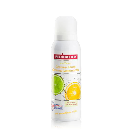 Cremă-spumă cu ulei de portocale și lime (CREMESCHAUM ORANGE-LEMONGRASS), PEDIBAEHR