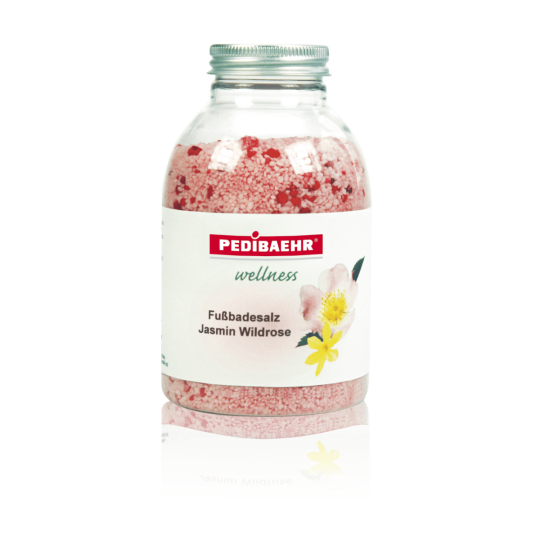 Sare de baie cu iasomie și extract de trandafir sălbatic (Fußbadesalz Jasmin wildrose) PEDIBAEHR