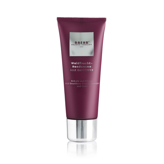 Cremă de mâini cu fructe de pădure sălbatice cu extract de cătina și uree (WALDFRUCHT- HANDCREME),PEDIBAEHR