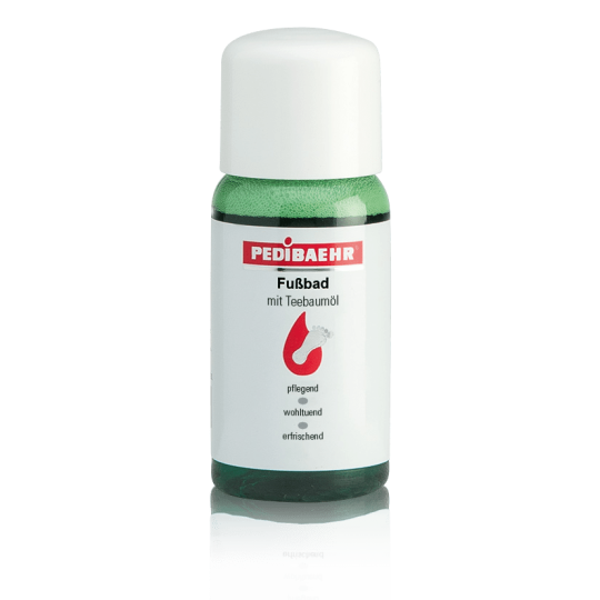 Lichid pentru baia picioarelor cu extract de bambus și ulei de arbore de ceai (FUSSBAD MIT BAMBUS- UND ALOEVERA-EXTRAKT UND TEEBAUMÖL), PEDIBAEHR