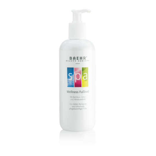 Lichid SPA pentru baia picioarelor cu lotus, hibiscus, extract de bambus (SPA WELLNESS FUSSBAD FLASCHE), PEDIBAEHR