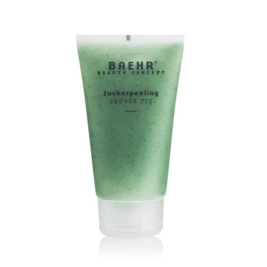 Scrub pe baza de zahăr cu ceai verde