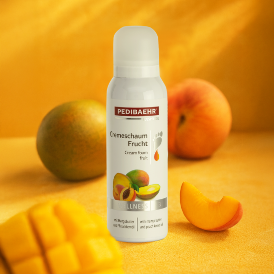 Cremă-spumă fructată cu unt de mango și uree (cremeschaum frucht), PEDIBAEHR