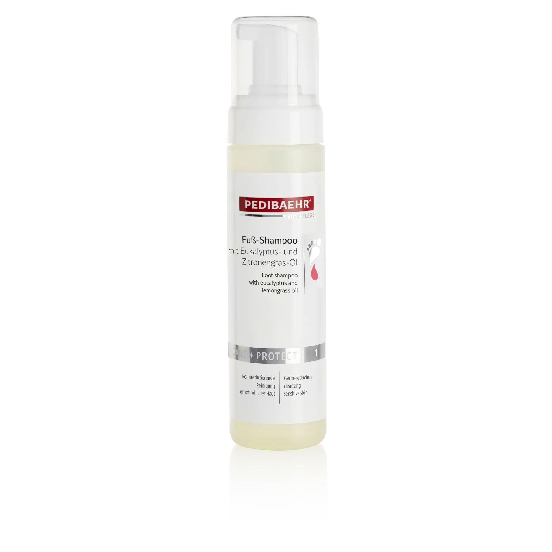 Șampon pentru picioare cu eucalipt și lemongrass (Fuß-Shampoo mit Eukalyptus- und Zitronengrasöl)