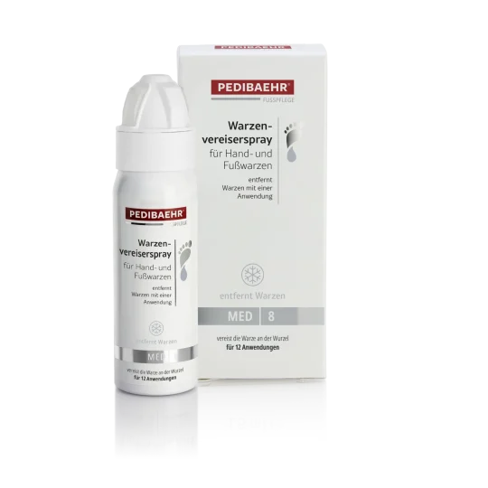 Spray pentru înghețarea negilor și verucilor de pe mâini și picioare, 75 ml (Warzenvereiserspray für Hand- und Fußwarzen)